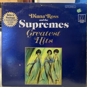 DIANA ROSS + THE SUPREMES GREATEST HITS 2-LP VG++ GATEFOLD + POSTER! ULTRASONIC
